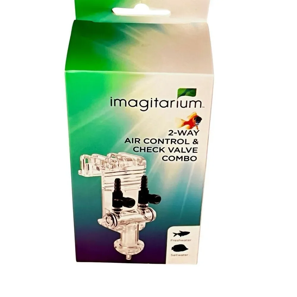 Imagitarium 2 Way Air Control & Check Valve New In Box Good For Fresh & Marine